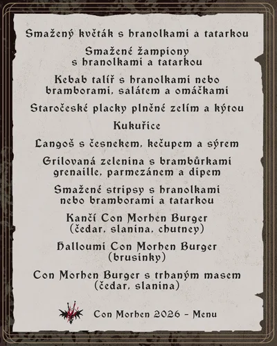 Jídelní lístek — strana 2